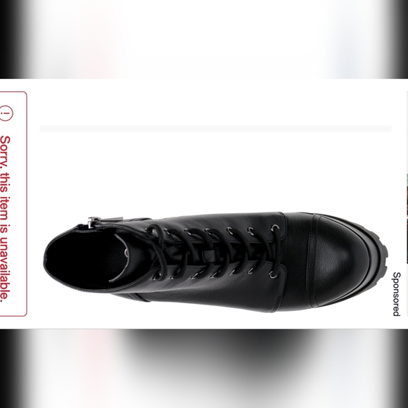 NWB Jessica Simpson Imala Ankle Combat Boot Size 11 - Picture 6 of 7